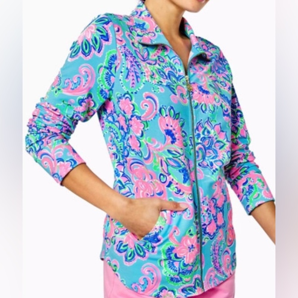 Lilly Pulitzer Leona UPF 50+ Zip-up